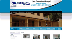 Desktop Screenshot of mercantilimoveis.com