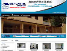 Tablet Screenshot of mercantilimoveis.com